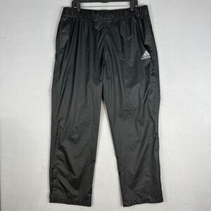 Adidas Golf Rain Pants Mens L Regular (36x30) Black Climastorm Windbreaker